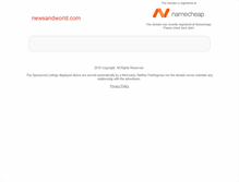 Tablet Screenshot of newsandworld.com